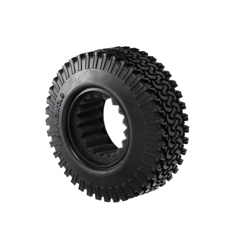 LAFEINA 100mm 1/10 Scale Rubber Tires for 1:10 RC Climbing Rock Crawler 1.9 Inch Wheels - Image 5